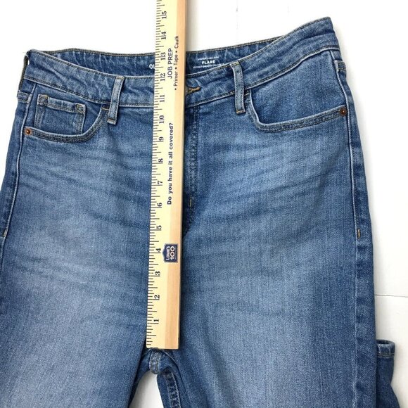Old Navy Women's Jeans Flare Leg High Rise Size 8 Length 32" - Picture 7 of 9